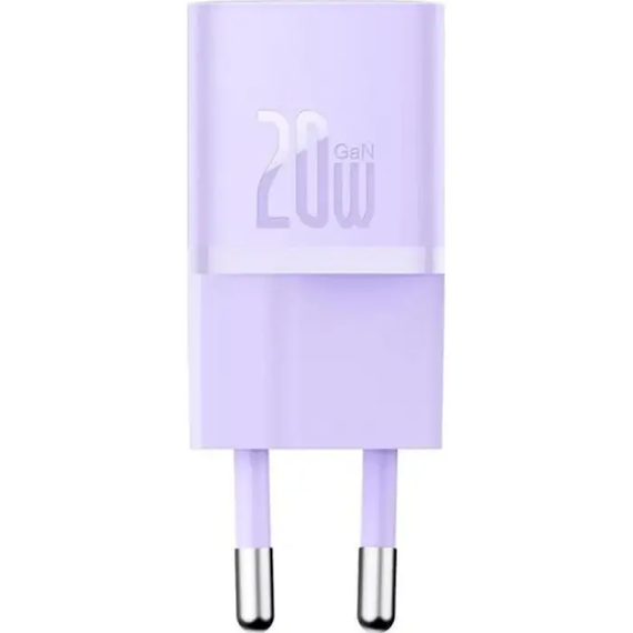 Сетевое зарядное устройство для Baseus GaN5 Mini Fast Charger 20W (Type-C), блочок зарядки, быстрая срядка | Зображення 1