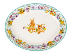 Страва овальна Bunny фарфорова