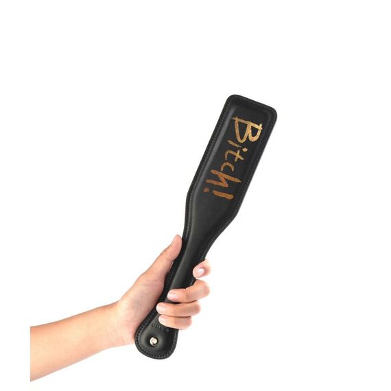 Паддл Bitch! UPKO, італійська шкіра, чорний sexstyle | Зображення 3