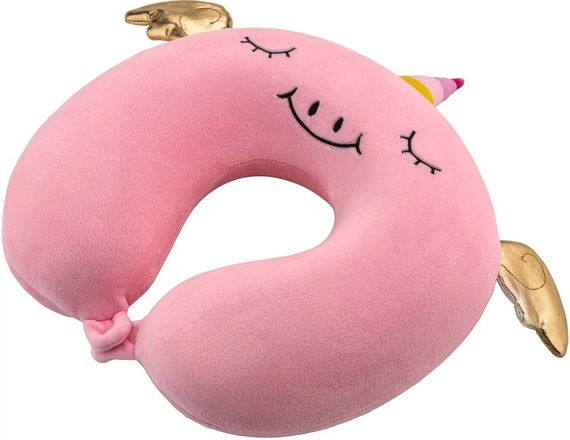 Подушка для шеи Ardesto Travel Unicorn ART3032NEP 30х30 см розовая | Зображення 1