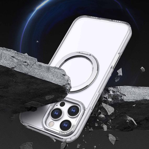 Чехол TPU+PC Empire with MagSafe and Ring для Apple iPhone 16 Pro (6.3") Clear | Зображення 3