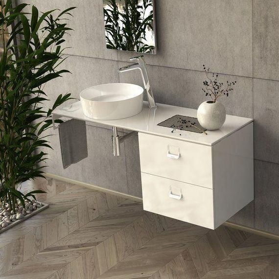 Тумба под умывальник Ravak SD Comfort 600 белый/белый | Зображення 7