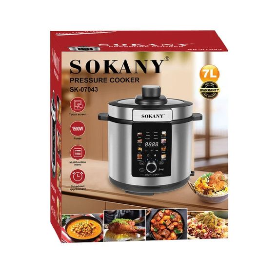 Мультиварка-скороварка з 12 автоматичними програмами XPRO SK-07043 (45286-SK-07043_2454) | Зображення 7