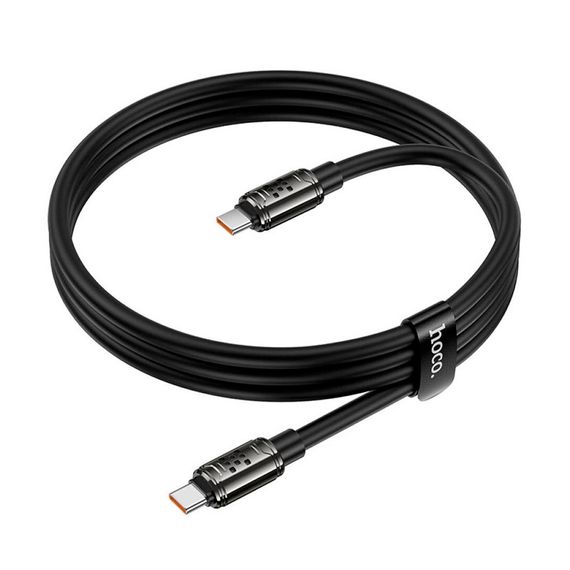 Кабель Hoco U143, Type-C-Type-C, 27W, довжина 1.2м, Black | Зображення 5