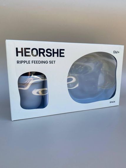 Набір для годування HEORSHE Ripple Gray | Зображення 8