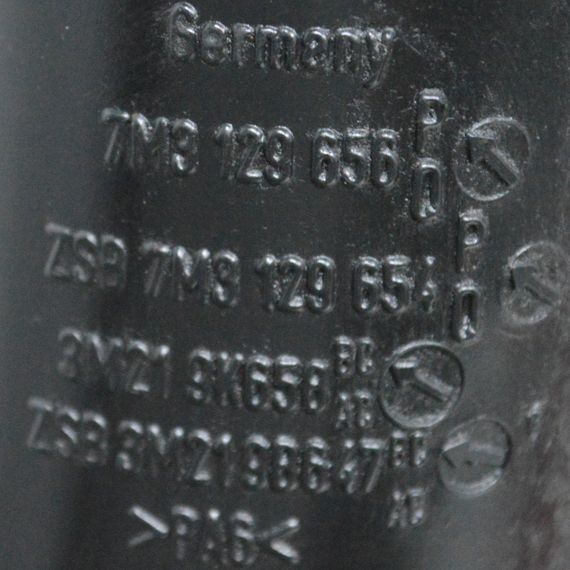 Патрубок інтеркулера 1.9 TDI Ford Galaxy Трубка турбіни Форд Гелексі 7M3129656 7M3129654 | Зображення 2