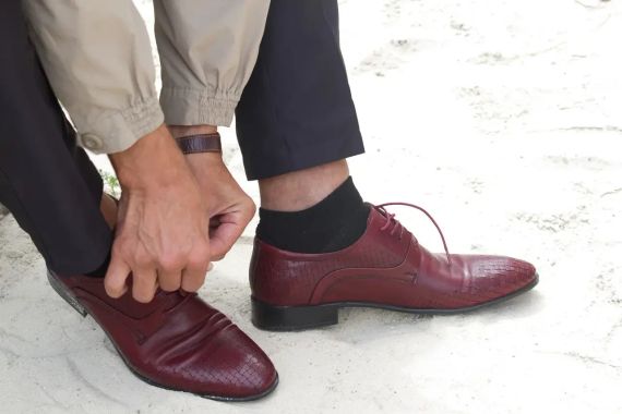 Червоні туфлі SHERLOCK 44 розмір | Зображення 6