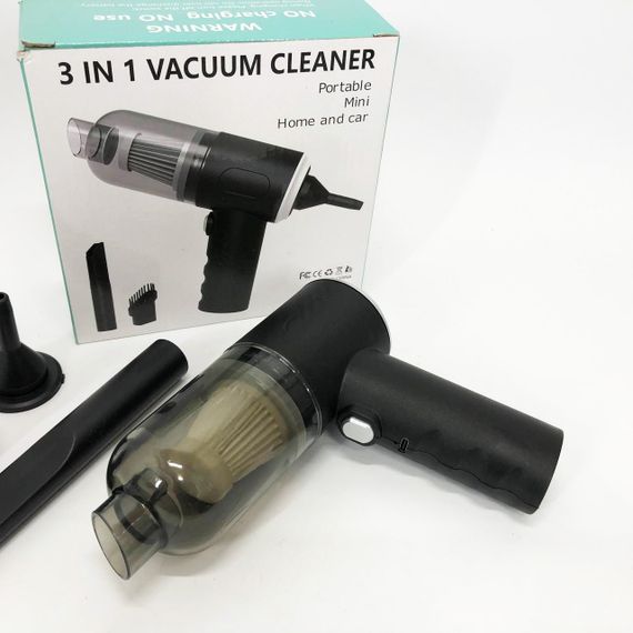 Автомобільний пилосос з потужним двигуном, Автопилосос для салону машини на акумуляторі SE-58 | Зображення 6