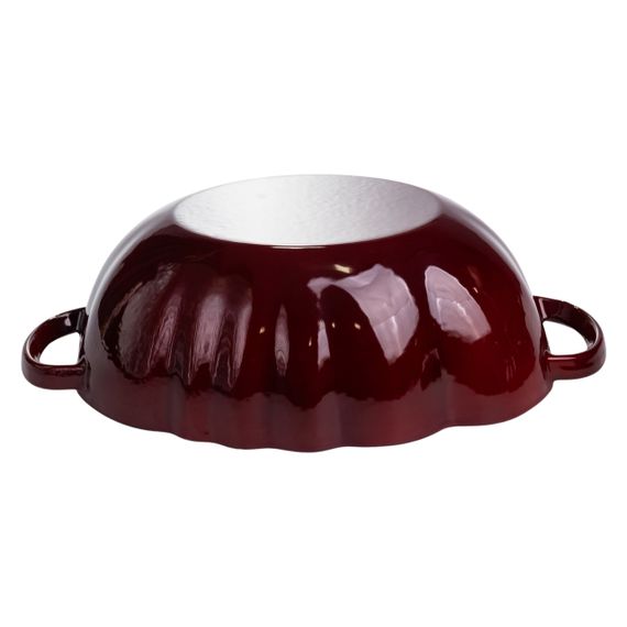 Каструля чавунна емальована Iron Tomato 2,5 л, бургунді Yiwu HP-FLG-20 burgundy | Зображення 6
