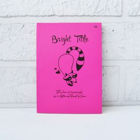 Блокнот 4Profi  "Bright Title note" raccoon 40 арк. формат B6 902590