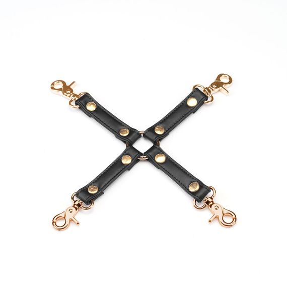 Хрестовина Liebe Seele Black Organosilicon Hogtie, екошкіра