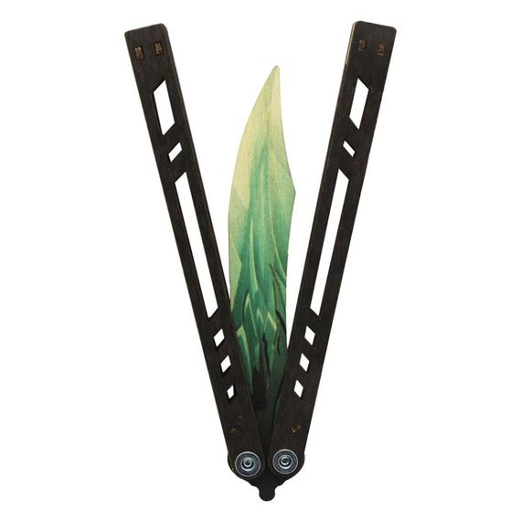 Ніж дерев'яний сувенірний "SO-2 МЕТЕЛЬ DRAGON GLASS СМАРУД" SO2BALDG | Зображення 3