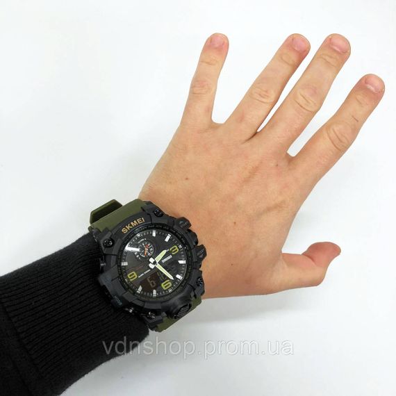 Годинники військові чоловічі SKMEI, Годинники чоловічі для плавання тактичні протиударні OL-84 | Зображення 3