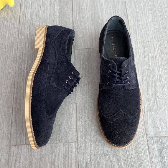 Замшевые синие туфли 42 размер – на стопу 27,8 см | Зображення 4