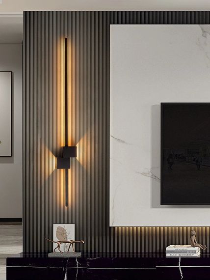 Бра LED 27376 Чорний 6х15х80 см. | Зображення 1