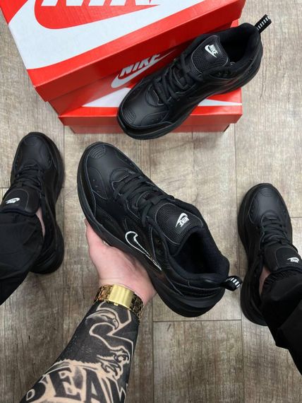 Чоловічі кросівки M2K Tekno All Black White весна / літо / осінь | Зображення 9