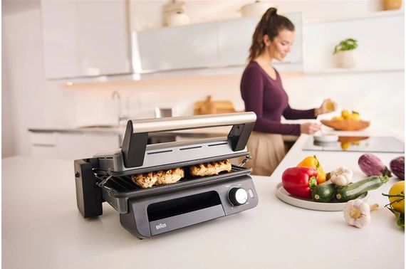 Электрогриль Braun MultiGrill 5 CG5033IGY 2000 Вт серебристый | Зображення 6