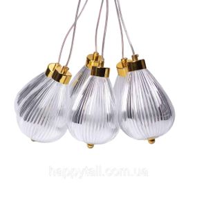 Гірлянда штора з фігурками Повітряна куля 3 метри 6 ламп тепле білий світло 6L3MBAL