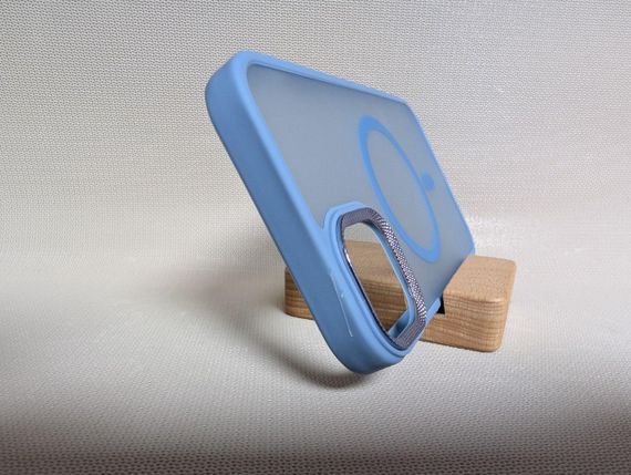 Чохол для iPhone 11 / Айфон 11, TPU, силіконова рамка, напівпрозорий, блакитний (уцінка) | Зображення 5