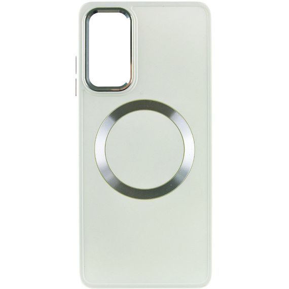 TPU чехол Bonbon Metal Style with MagSafe для Samsung Galaxy A25 5G Белый / White | Зображення 1