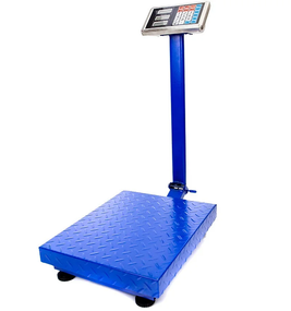 Торгова підлогова вага до 150 кг, платформа 30х40 см.