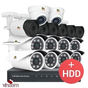 Комплект видеонаблюдения Partizan PRO AHD-28 16xCAM  1xDVR  HDD
