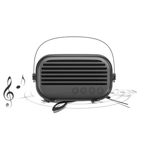 Колонка портативная XPRO NR-3000 10Вт  USB, SD, FM радио, Bluetooth серая (lp-88785) | Зображення 3