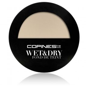 Компактная пудра для лица Фарфоровая Copines line Paris WET DRY FOND DE TEINT POUDRE 01 Porcelaine