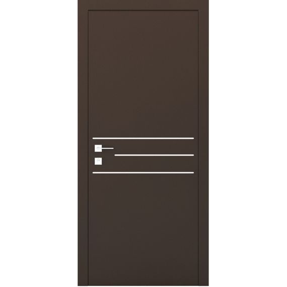 Двери Rodos CORTES PRIMA 1G + молдинг, PRIMA 3G + молдинг RAL 8014