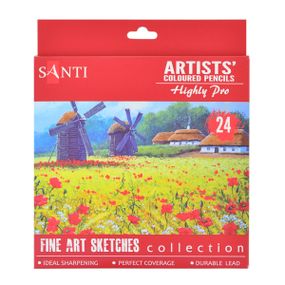 Набір кольорових олівців Santi Highly Pro 742391 24 кольори