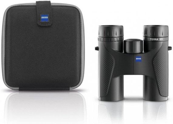 Бинокль Zeiss Terra ED 10х32 Black-Black Тактический бинокль Бинокль для военных Бинокль