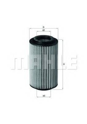 Фільтр оливи MAHLE ORIGINAL OX1537D2 на LAND ROVER RANGE ROVER Mk III (LM)