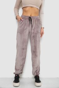 Штаны женские велюровые, цвет мокко, 238R58168