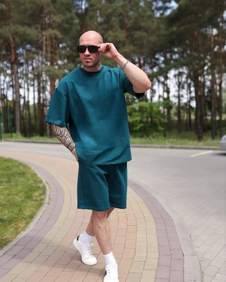 Комплект чоловічий (футболка+бриджі) Носи своє 44 Зелений (p-14401-162486) | Зображення 5