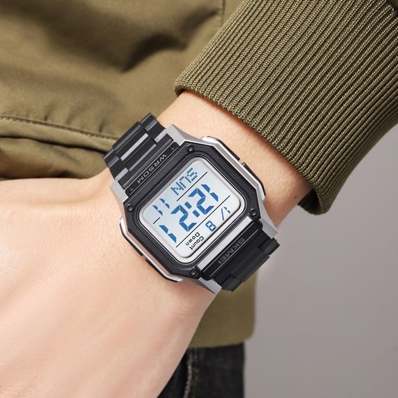 Skmei 2264BKSIWT Black-Silver-White | Зображення 3