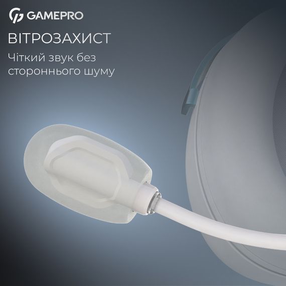 Навушники GamePro Asgard Freya Pro Wireless White/Blue (HSW201WB) | Зображення 8