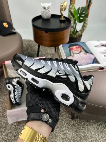 Кросівки Air Max Plus White Black Gradient , текстиль , В'єтнам 39 25 см | Зображення 2