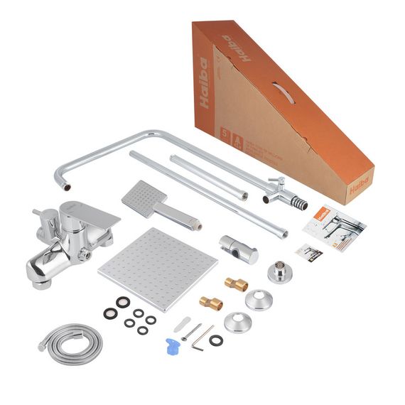 Душова колона зі змішувачем і подовжувачем Haiba Alex 003-J (HB0924) | Зображення 3