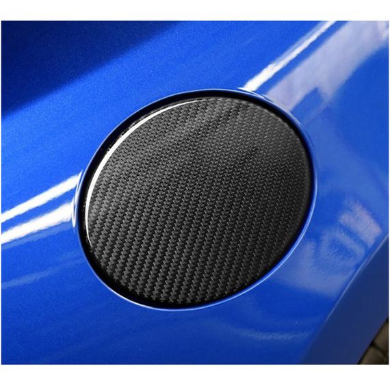 Накладка на лючок бензобака Карбон для Subaru BRZ 2012-2021 гг | Зображення 1