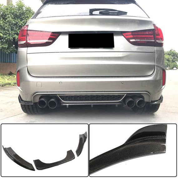 Дифузор заднього бампера Карбон V1 (для F86) для BMW X6 F-16 2014-2019 рр