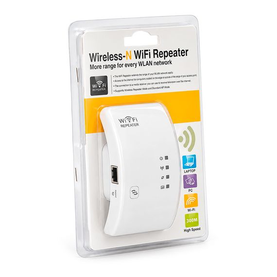 Підсилювач WiFi сигналу з вбудованою антеною LV-WR01, живлення 220V, 300Mbps | Зображення 3