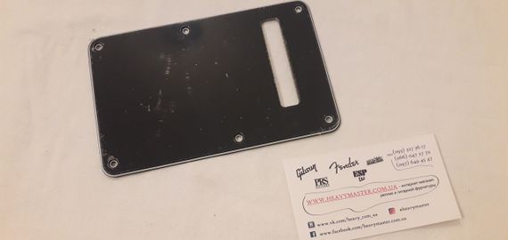 Backplate Бекплейт для электрогитары електрогитари Fender Stratocaster ST Америка черн | Зображення 1