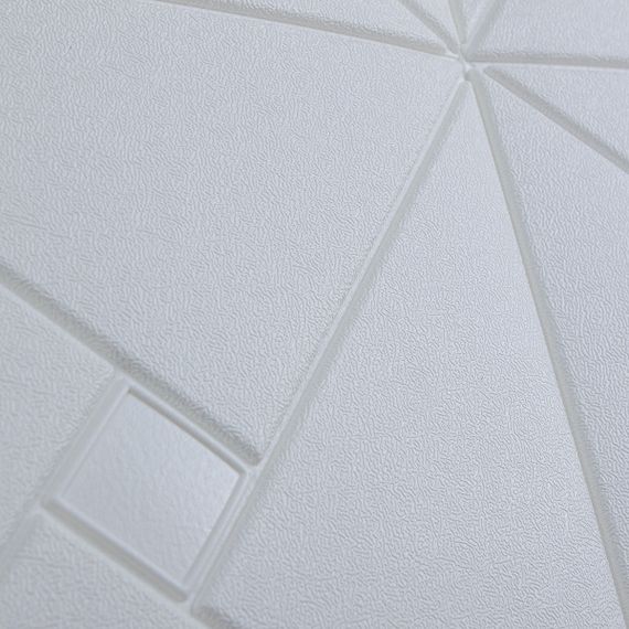 Стельова 3D панель самоклеюча на стелю наклейка ПВХ Самоклейка 3Д 70*70 см * 6,5 мм | Зображення 2