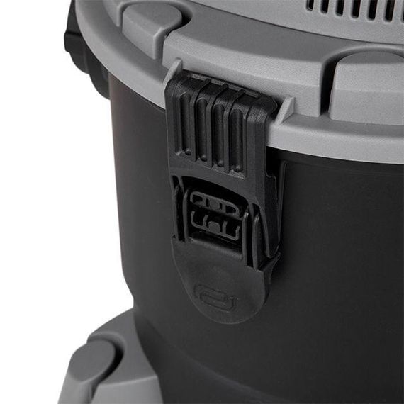 Пилосос будівельний, 1,0 кВт, >17 кПа, бак 15 л пластик, шланг 1,5 м INTERTOOL DT-1015 | Зображення 5