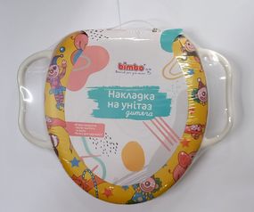 Накладка на унітаз м'яка C 31828 Bimbo, з ручками, в пакеті (6900067318282) Вид 3