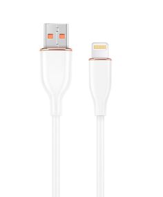 Кабель Cablexpert CC-USB2S-AM8PM-1.5M-W, USB 2.0 А-папа/Lightning, 1.5 м.