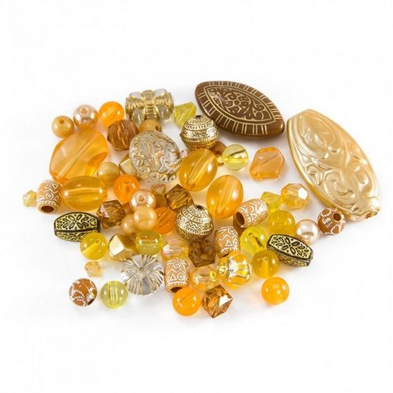 Декоративні намистинки для творчості Бомбей Dom Busin УТ100014223 в упаковці 135 шт