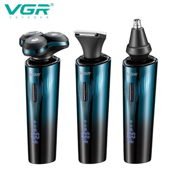 Многофункциональная профессиональная электробритва VGR 3 в 1 V-303: бритва, триммер и стрижка | Зображення 2