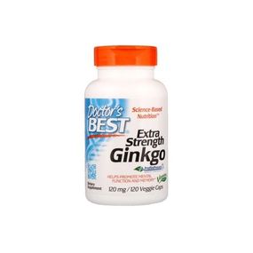 Гінко білоба Doctor's Best Extra Strength Ginkgo 120 mg 120 Veg Caps