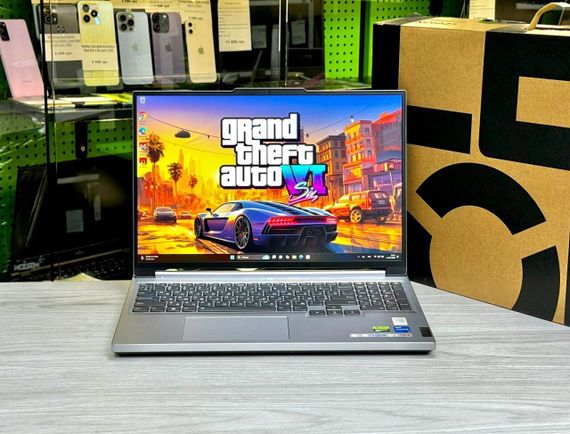 Ігровий ноутбук Lenovo Legion Slim 5 16IRH8 / 16" (2560x1600) IPS / Intel Core i5-13500H (12 (16) ядер по 3.5 - 4.7 GHz) / 16 GB DDR5 / 1000 GB SSD M.2 / nVidia GeForce RTX 4060, 8 GB GDDR6, 128-bit / WebCam / Win 11 Home б/в | Зображення 1